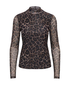 Dames top bruin