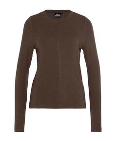 Dames longsleeve bruin