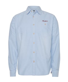 Heren overshirt blauw