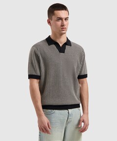 Heren polo zwart