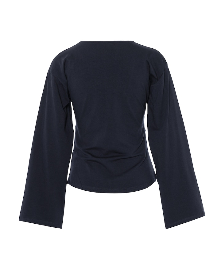 Dames longsleeve blauw