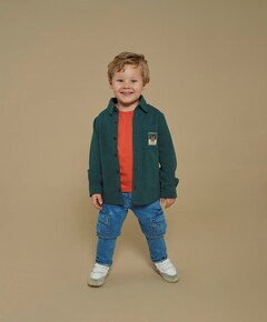 Overhemd lange mouw blauw