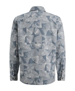 Heren overshirt grijs