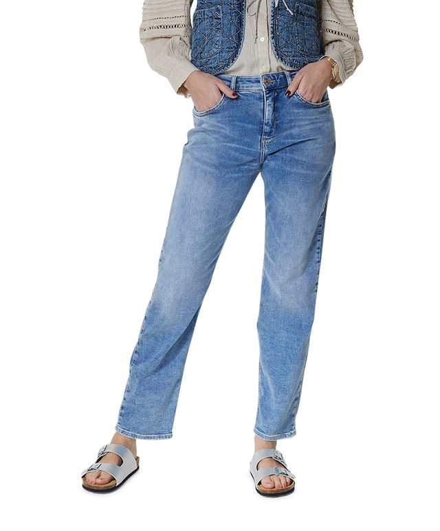 STRAIGHT jeans blauw