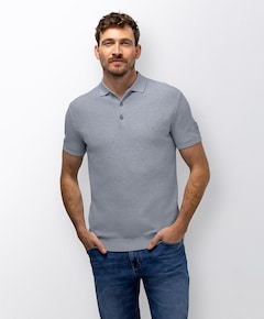 Heren polo blauw