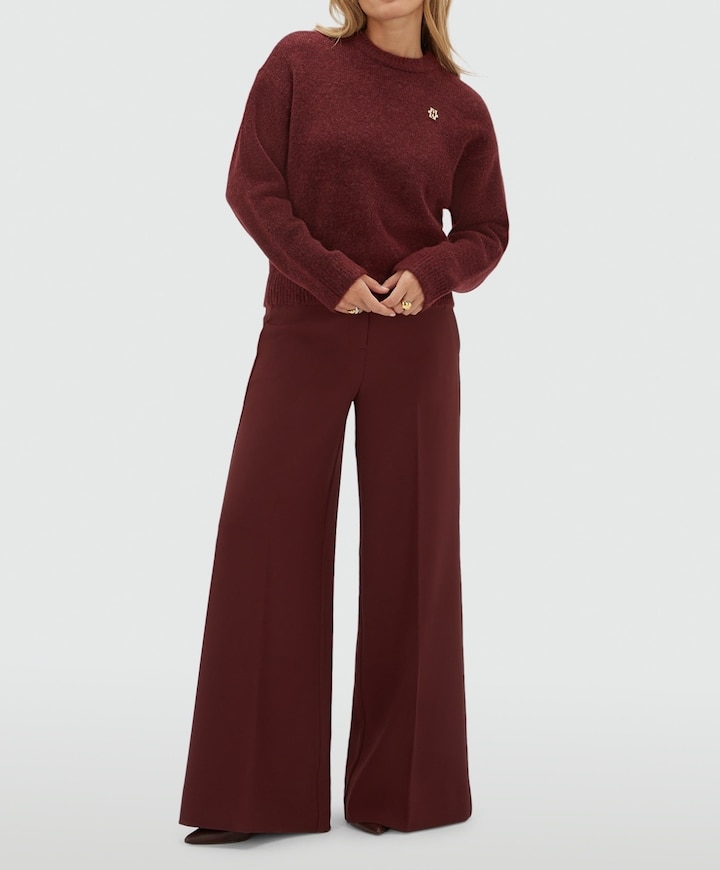 Dames trui bordeaux