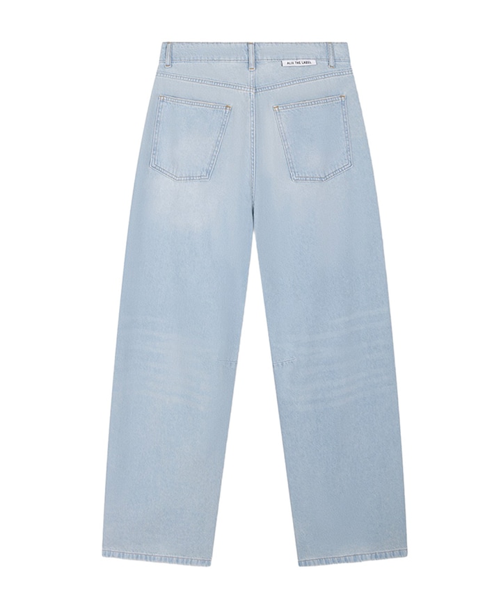 FLOWY DENIM dames jeans blauw