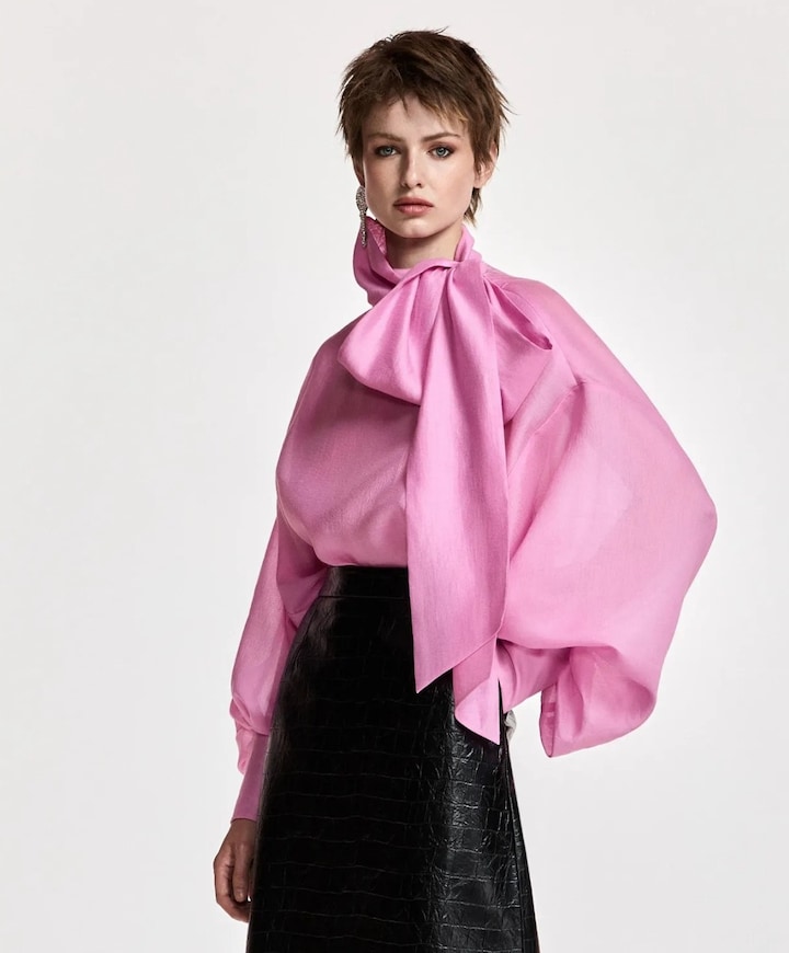 Dames blouse roze