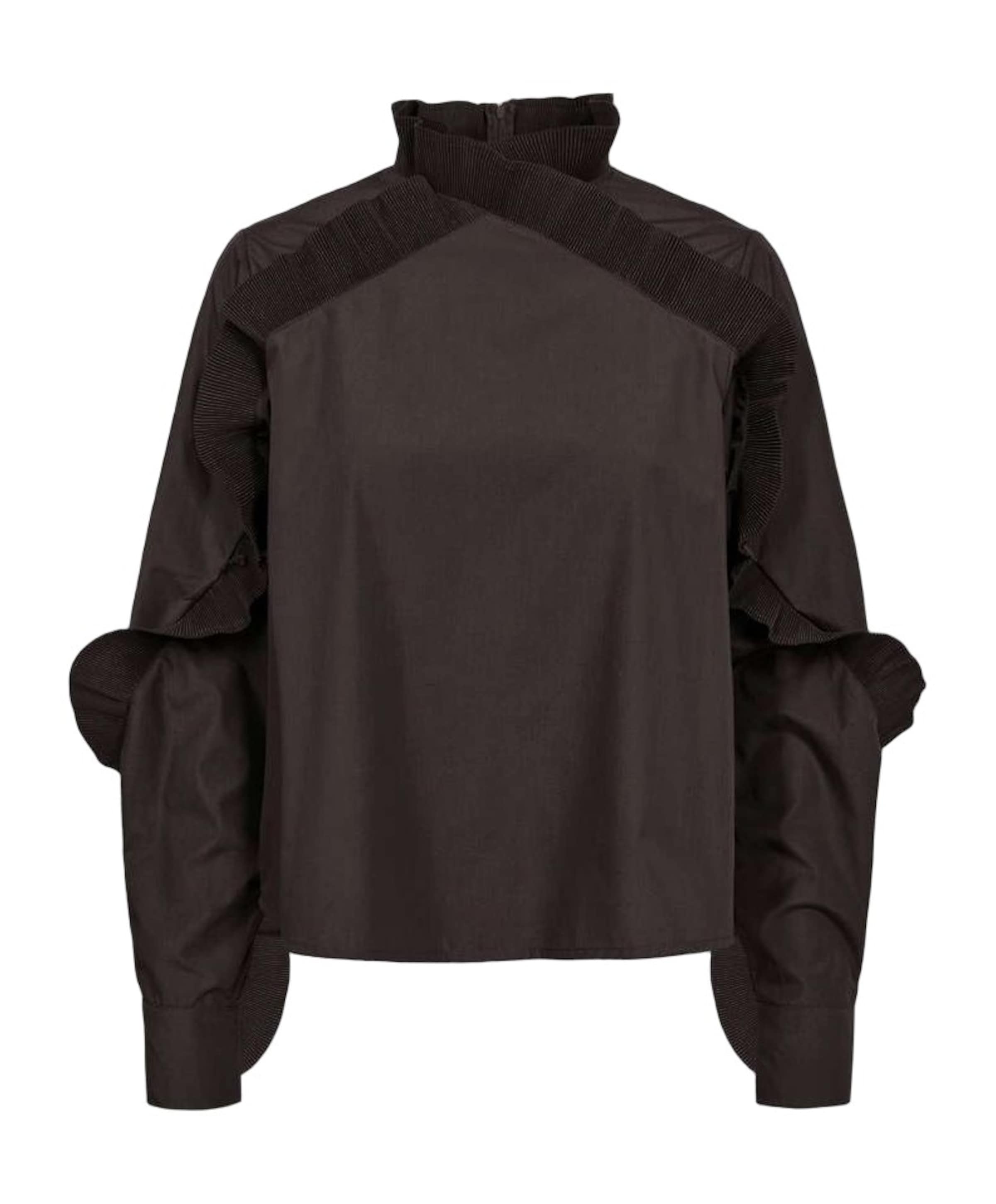 Dames blouse bruin