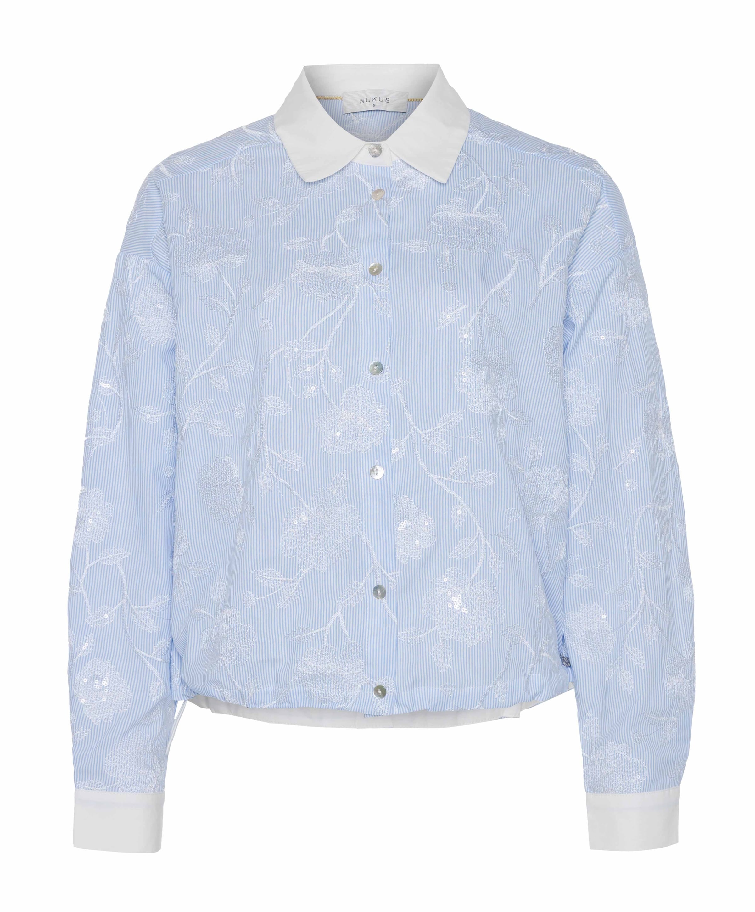 Dames blouse blauw