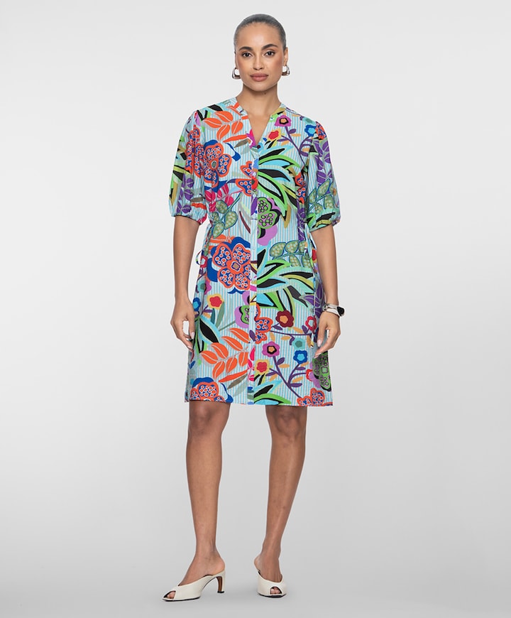 Dames jurk multicolor