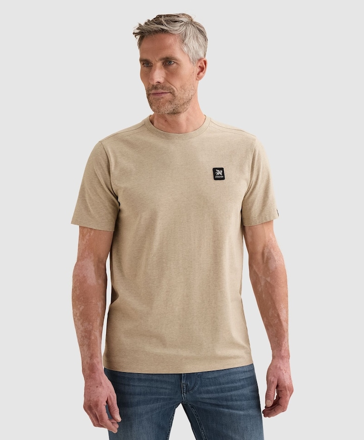 Heren T-shirt beige