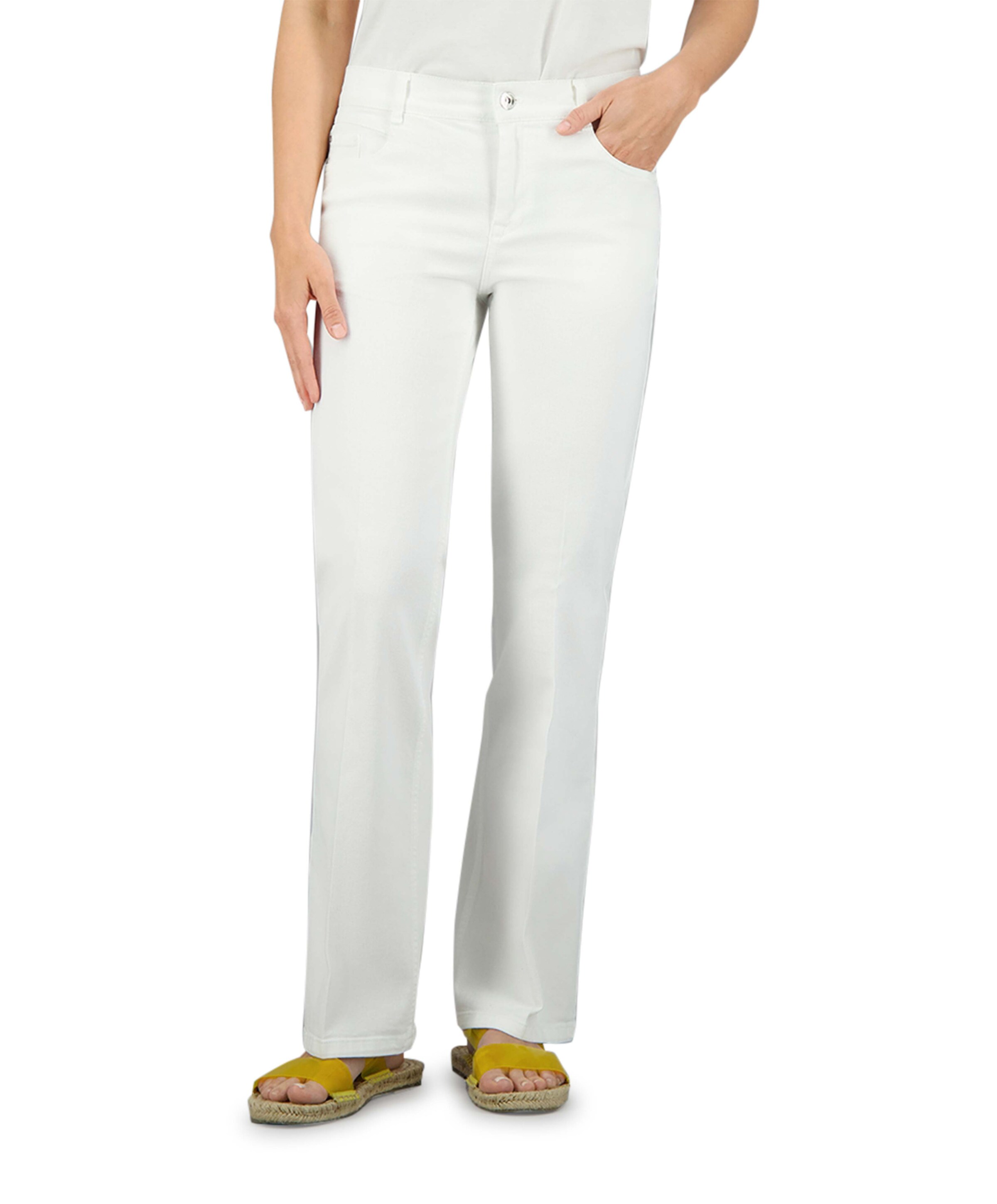 5-Pocket Slim jeans wit