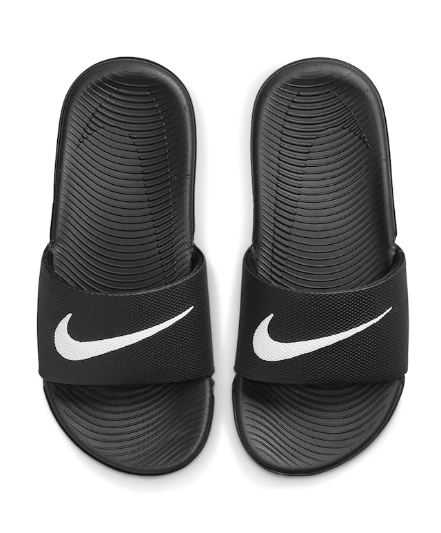Nike Kawa Little/big Kids' Slides slippers zwart