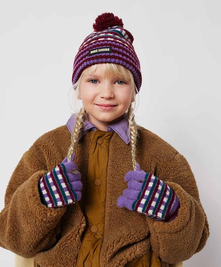 Meisjes handschoenen paars