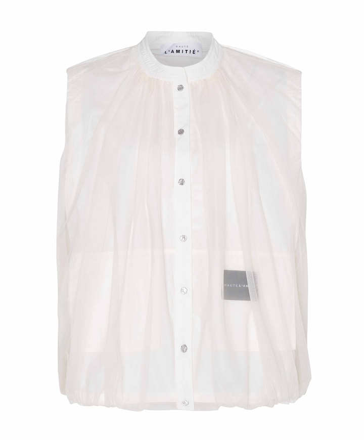 Dames gilet ecru