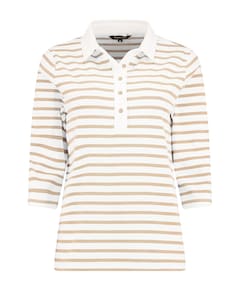 Dames polo beige