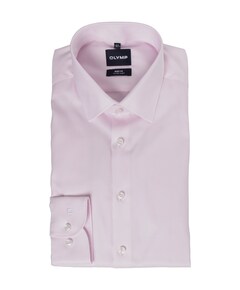 Heren overhemd lange mouw roze