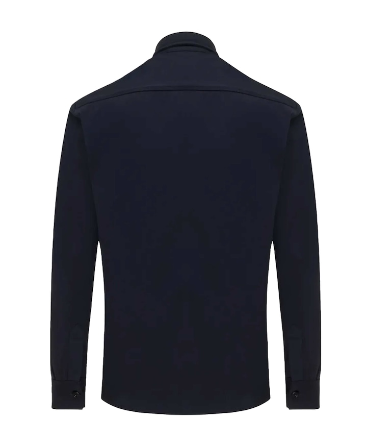Heren overshirt blauw