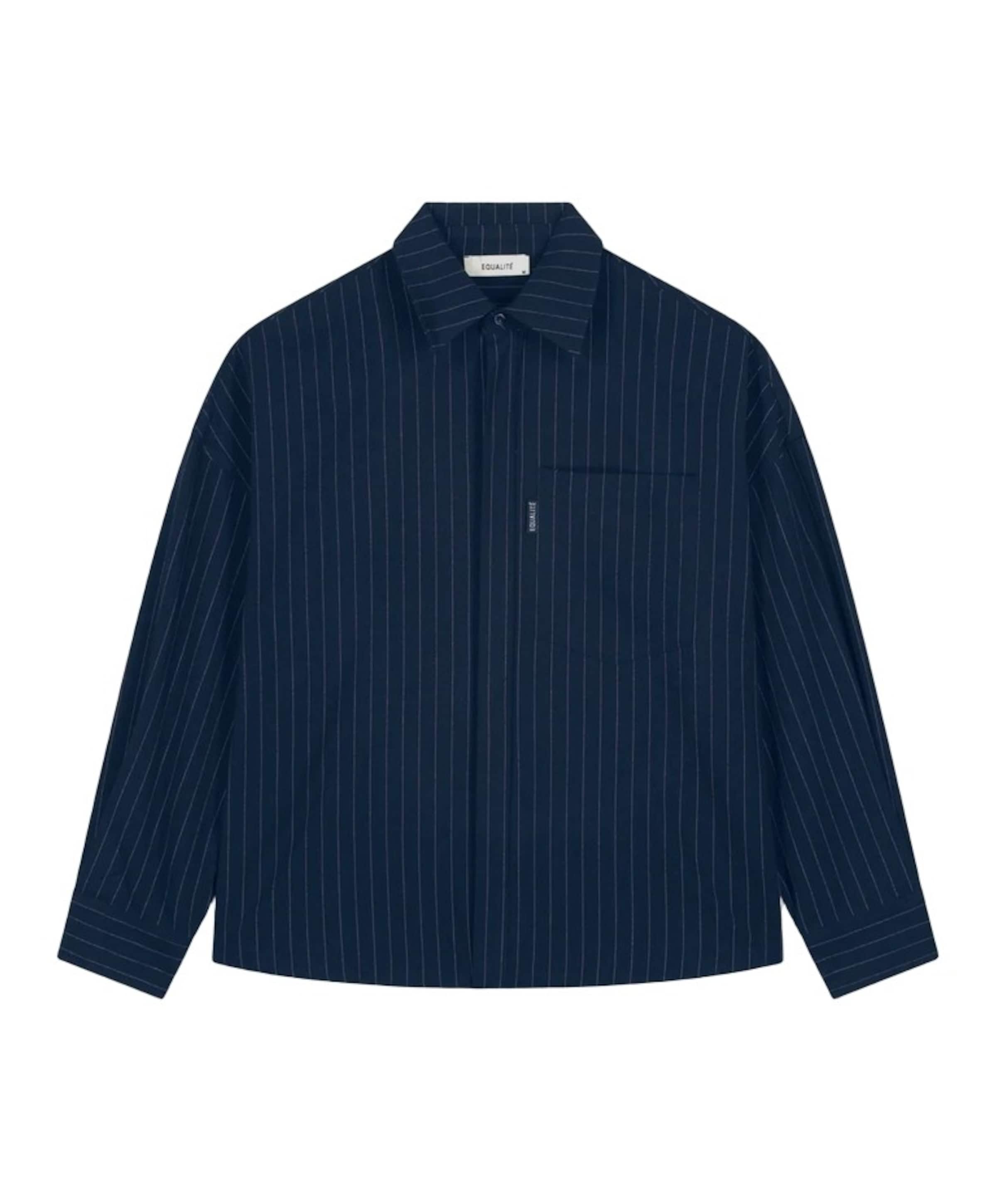 Uniseks overshirt blauw