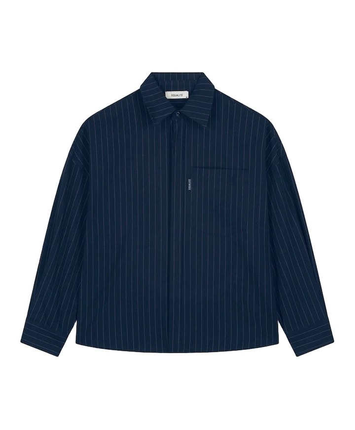 Uniseks overshirt blauw