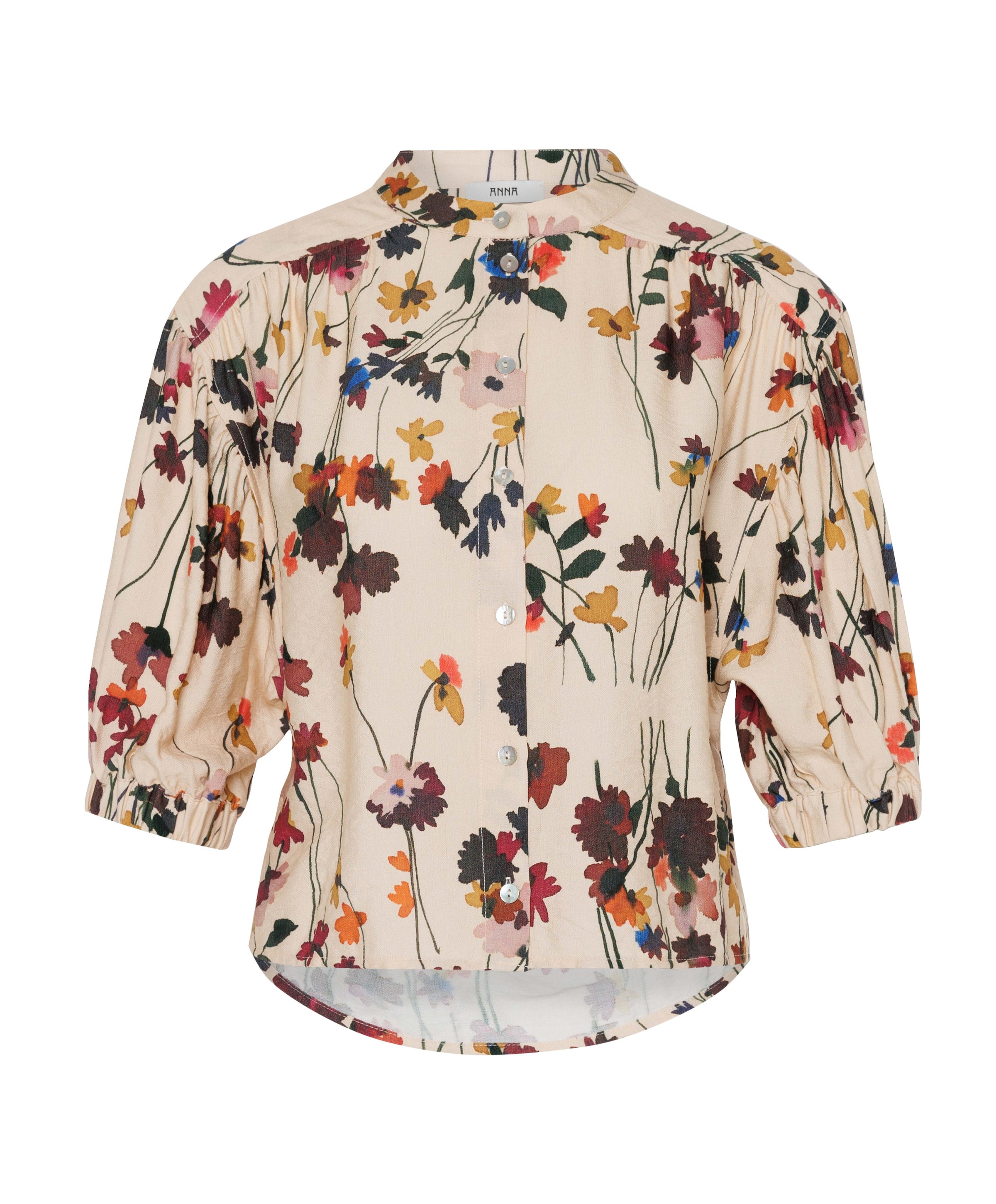 Dames blouse beige