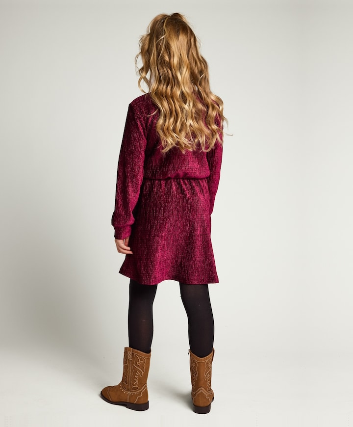 Meisjes jurk bordeaux