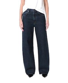Low curve jeans blauw