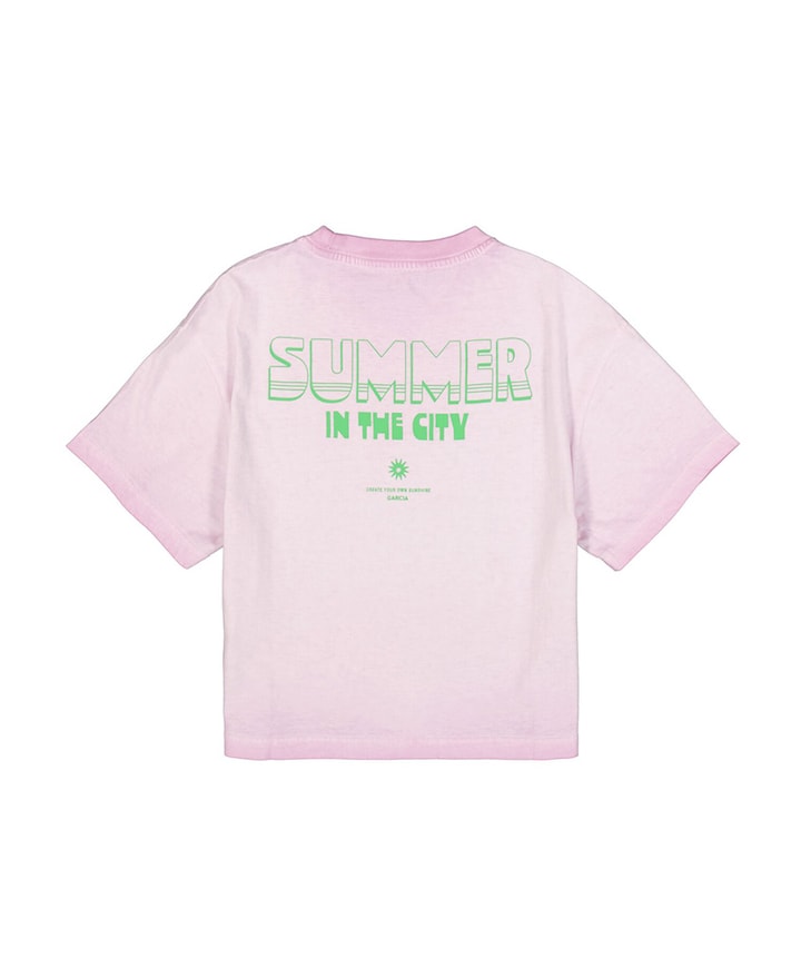 Meisjes T-shirt paars