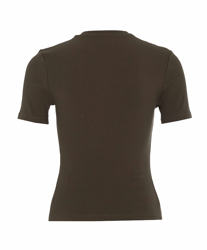 Dames T-shirt bruin