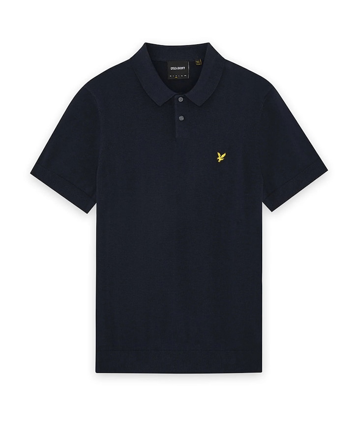 Heren polo blauw