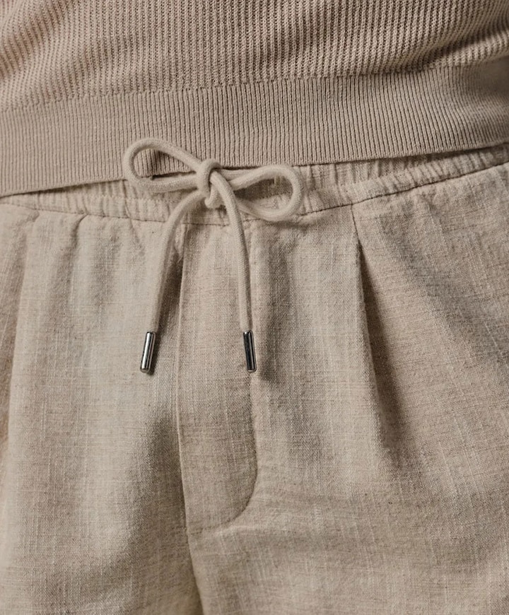 SPRTCRD heren korte broek beige