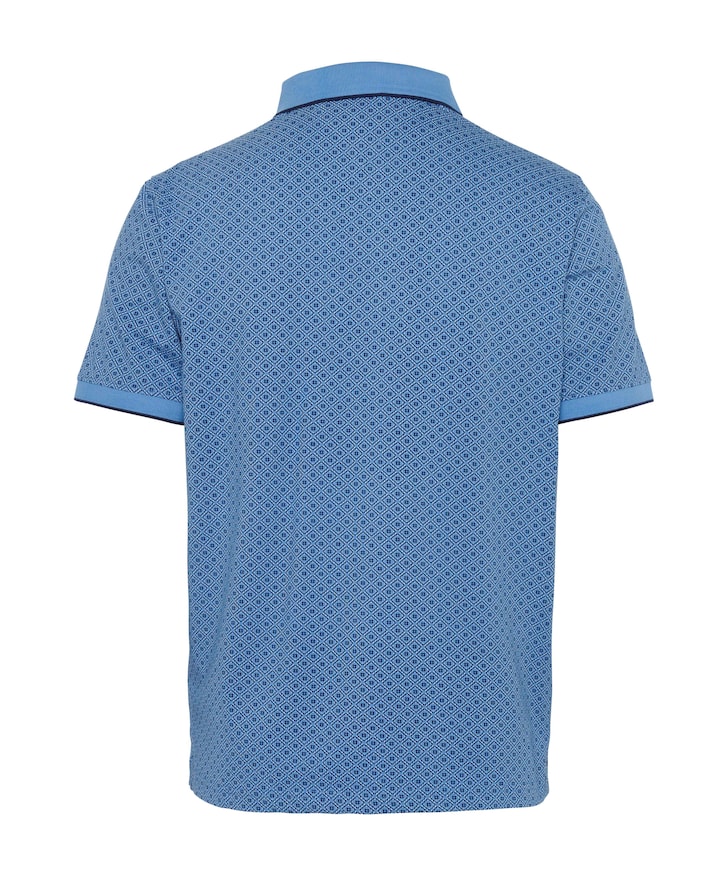 Heren polo blauw