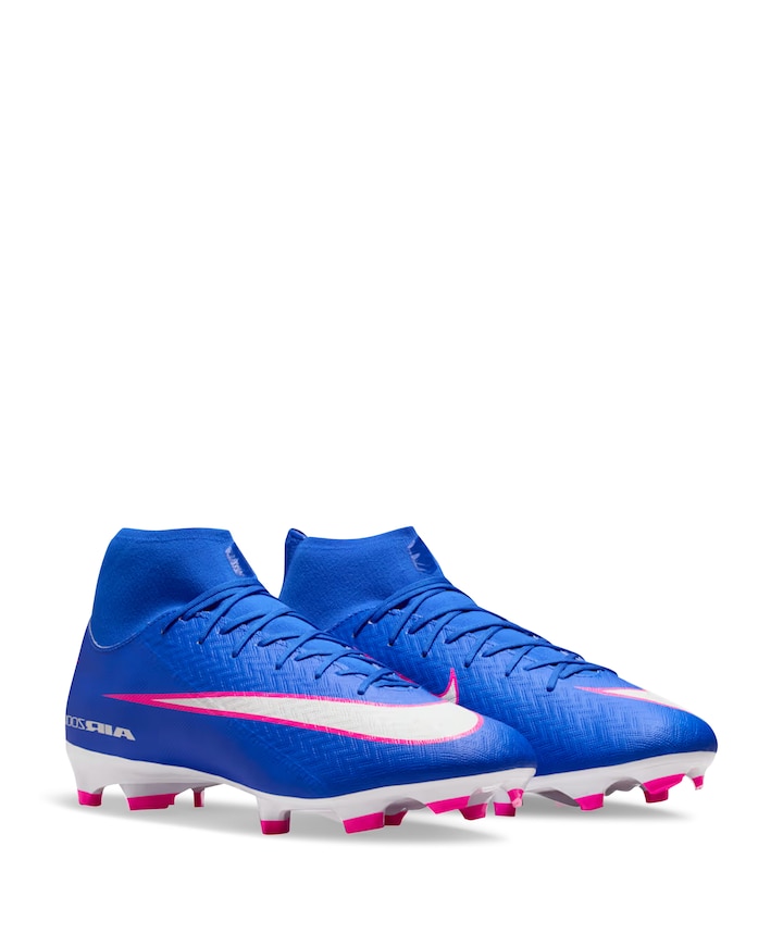 Zm Superfly 10 Acad Fg/mg heren voetbalschoenen blauw