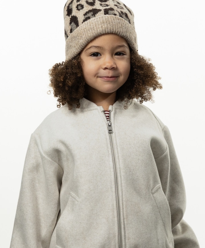 Meisjes muts beige