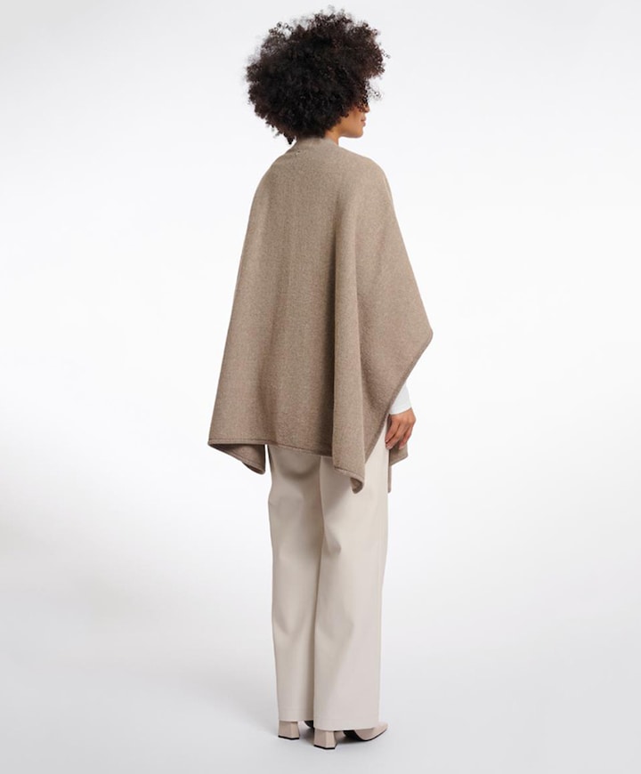 Dames cape beige