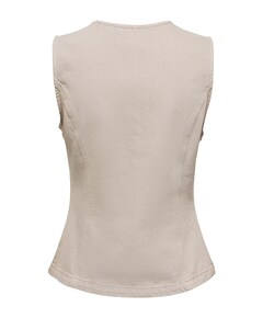 Dames gilet beige