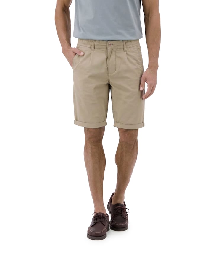 heren korte broek ecru