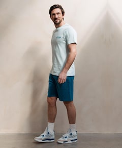 Heren T-shirt blauw