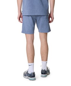 DYED SHORT SWEAT PANTS heren korte broek blauw