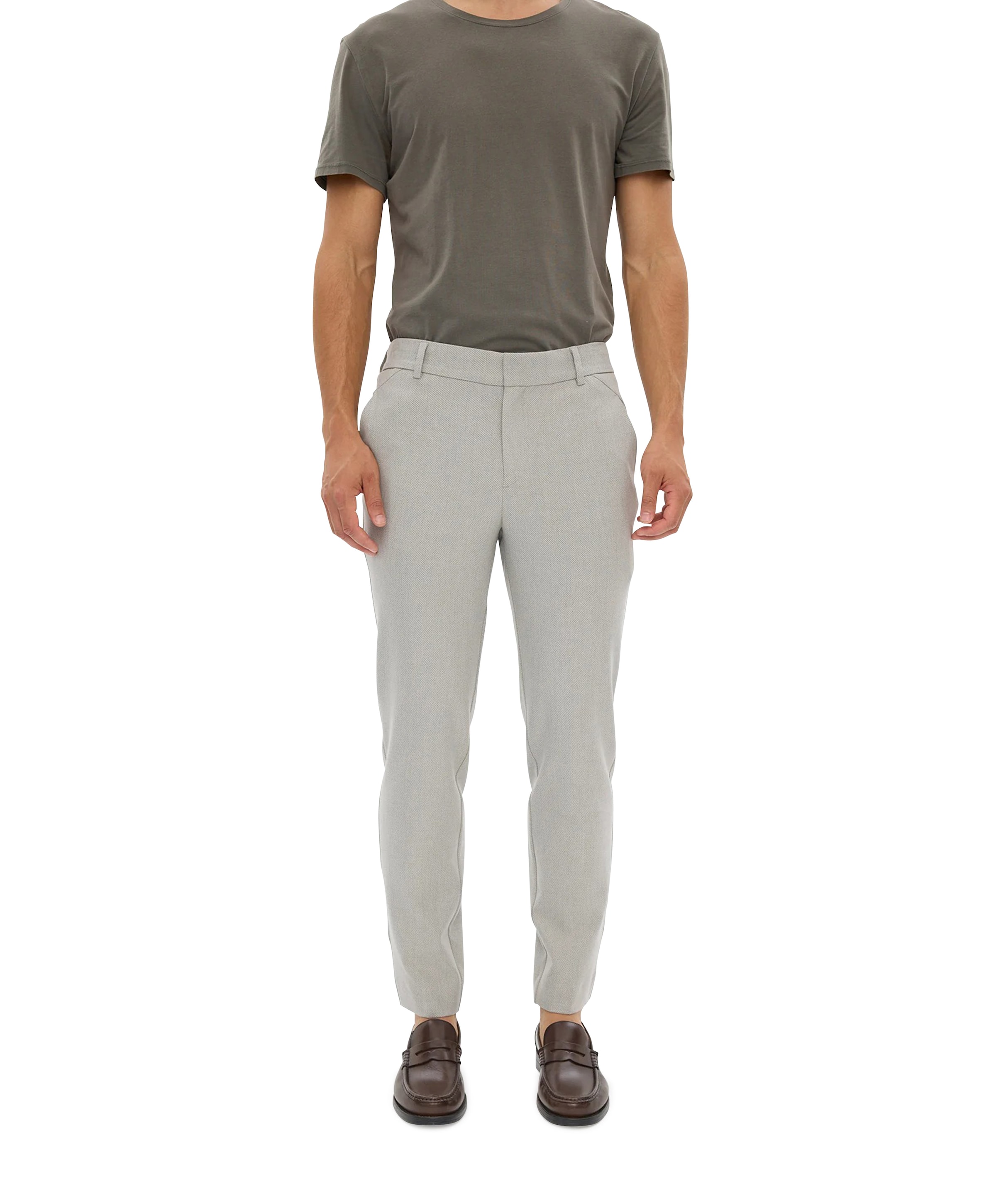 JOSHPL 162 GREY MIST heren broek grijs