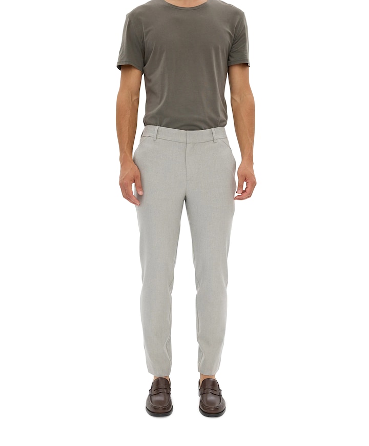 JOSHPL 162 GREY MIST heren broek grijs