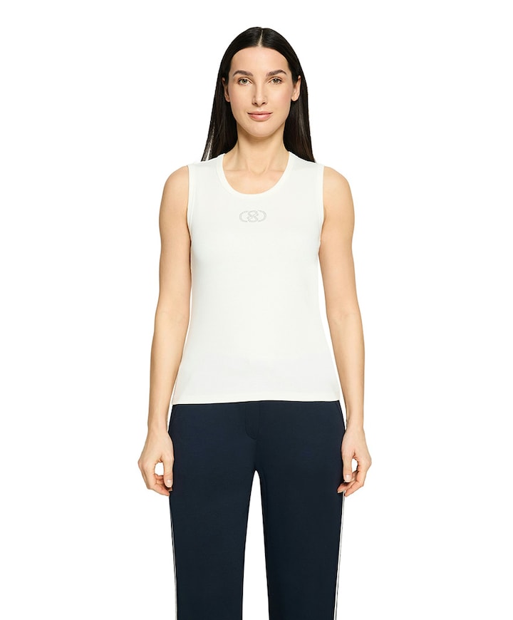 Dames top ecru