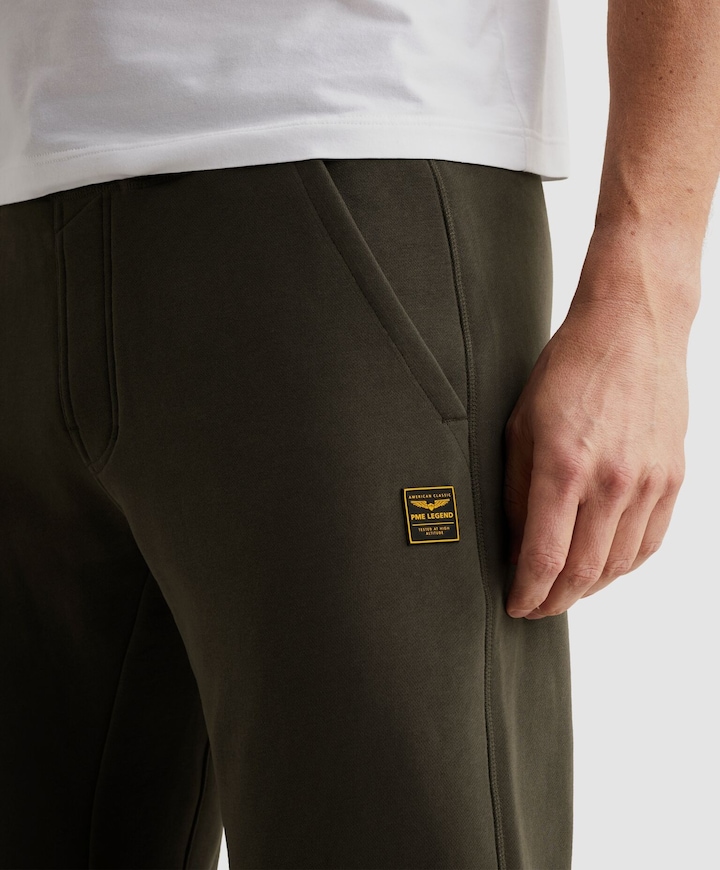 SWEAT PANTS PEACHED FLEECE LIGHT heren broek grijs
