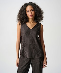 Dames top bruin