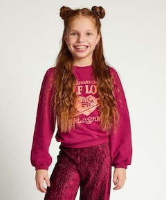 Meisjes sweater bordeaux