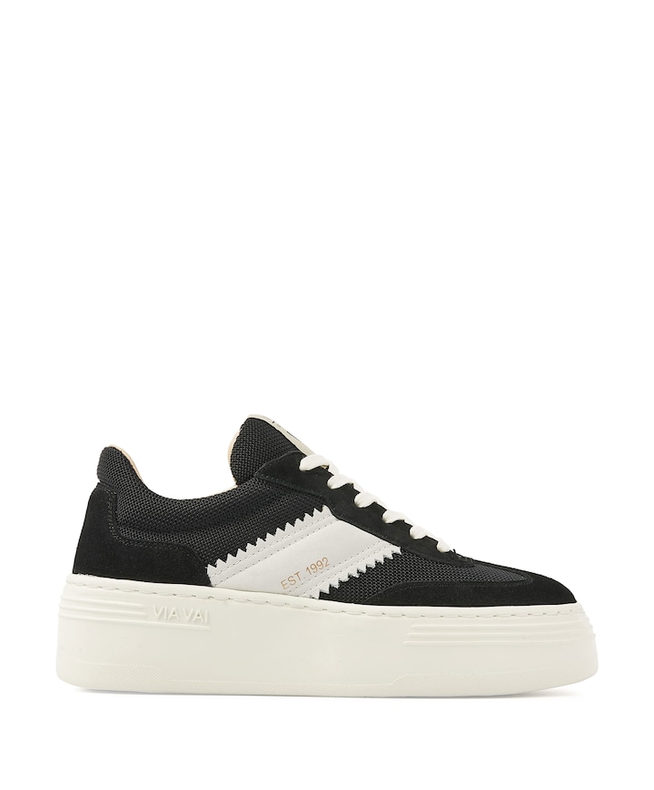 Isa Lou dames sneakers zwart