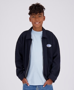 Jongens overhemd lange mouw blauw
