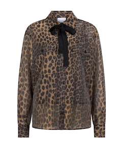 Dames blouse bruin