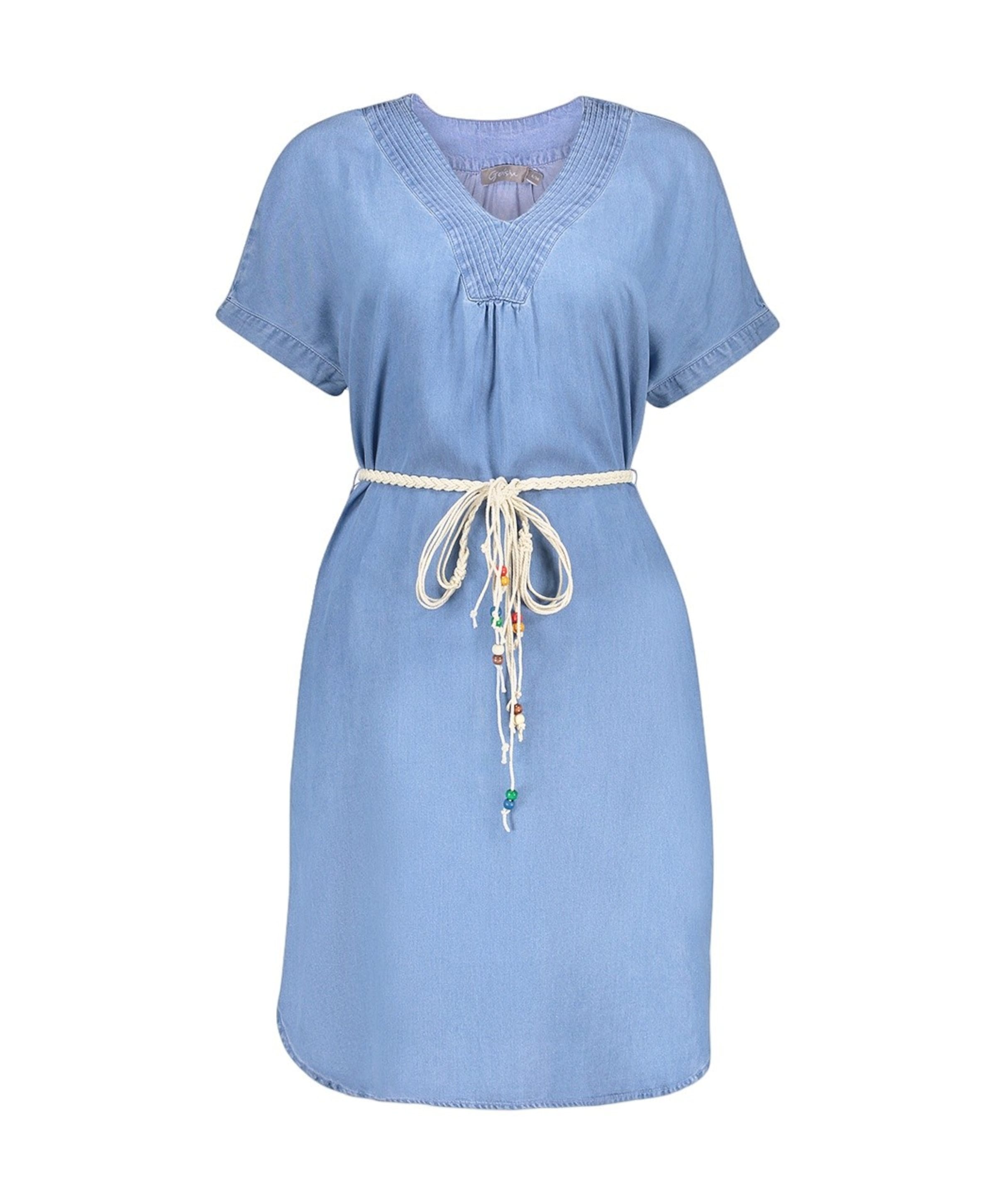Dames jurk blauw